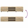 vidaXL TV szekr&eacute;ny garnit&uacute;ra fi&oacute;kkal FLORIN Sonoma t&ouml;lgy Faanyag