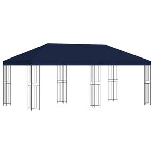 vidaXL Kerti pavilon 6 x 3 m K&eacute;k Poli&eacute;szter &eacute;s ac&eacute;l 190 gsm