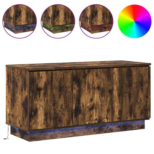 vidaXL TV szekr&eacute;ny F&uuml;st&ouml;lt t&ouml;lgy 100 x 38 x 49 cm Faanyag