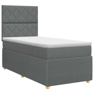 vidaXL Boxspring &aacute;gy matraccal S&ouml;t&eacute;tsz&uuml;rke 80 x 200 cm Sz&ouml;vet