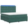 vidaXL LED Boxspring &Aacute;gy Mattal S&ouml;t&eacute;tz&ouml;ld 180 x 200 cm B&aacute;rsony