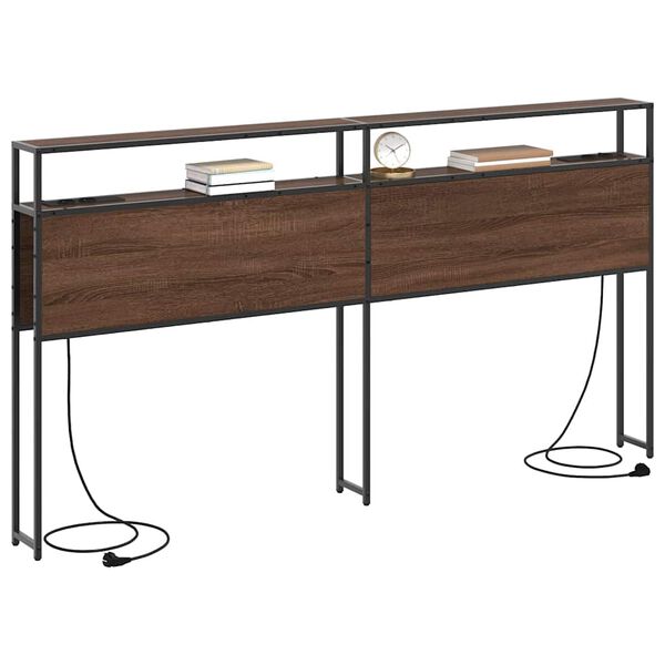 vidaXL T&aacute;rol&oacute; fejt&aacute;mla polcokkal t&aacute;rol&oacute;val barna t&ouml;lgy 180 cm Faanyag