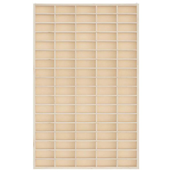 vidaXL fa gyűjtői vitrin 90 rekesszel 50,5 x 4,5 x 79 cm