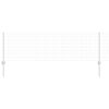 vidaXL Ker&iacute;t&eacute;s oszlopokkal Ez&uuml;st 0,6 x 10 m Ac&eacute;l