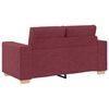 vidaXL borv&ouml;r&ouml;s sz&ouml;vet loveseat kanap&eacute; 160x77x82 cm
