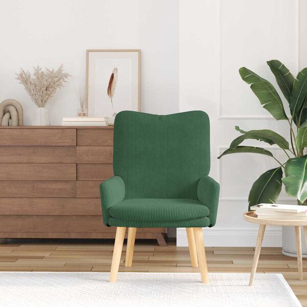 vidaXL karossz&eacute;k Dzsungel z&ouml;ld 63 x 67 x 94 cm sz&ouml;vet