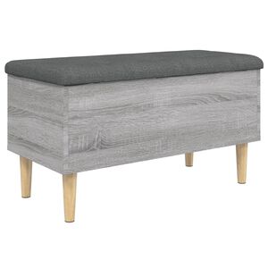 vidaXL sz&uuml;rke sonoma sz&iacute;nű szerelt fa t&aacute;rol&oacute;pad 82x42x46 cm