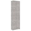 vidaXL betonsz&uuml;rke szerelt fa előszobaszekr&eacute;ny 55 x 25 x 189 cm