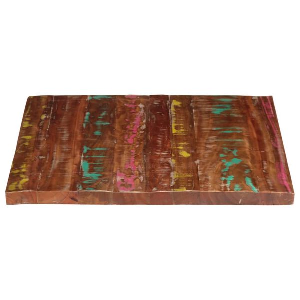 vidaXL t&ouml;m&ouml;r &uacute;jrahasznos&iacute;tott fa t&eacute;glalap alak&uacute; asztallap 90x80x3,8 cm