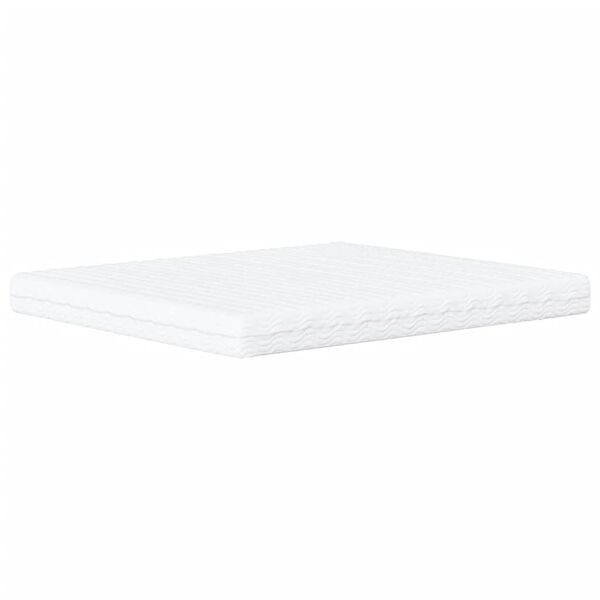 vidaXL feh&eacute;r H2/H3 kem&eacute;nys&eacute;gű habmatrac 180 x 220 cm