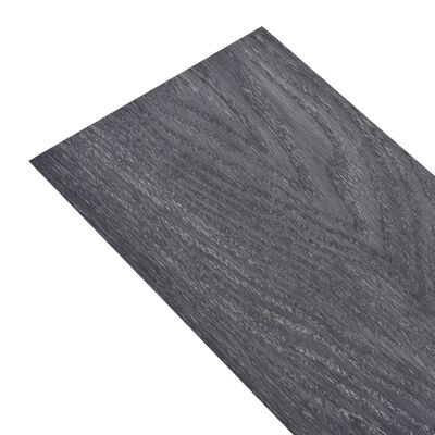 vidaXL fekete és fehér 2 mm-es öntapadó PVC padló burkolólap 5,21 m²