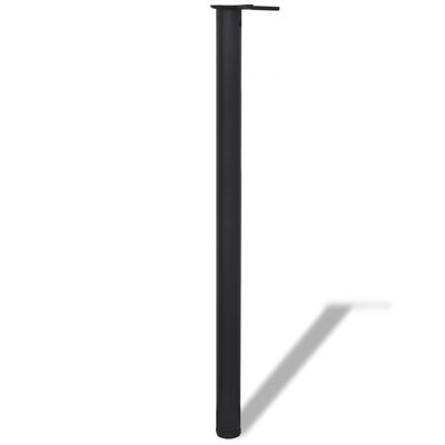 4 db állítható magasságú fekete asztalláb 1100 mm