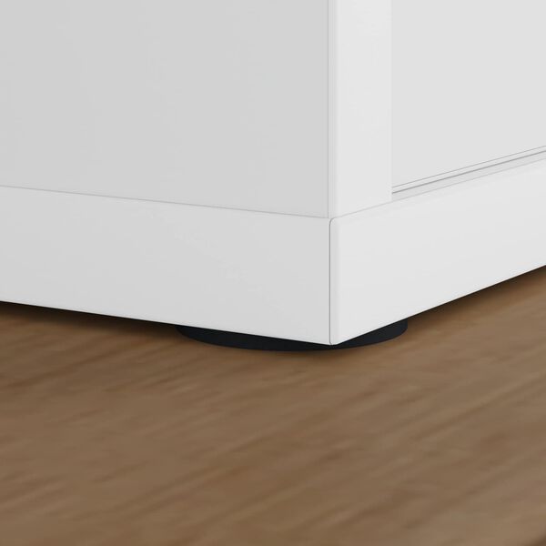 vidaXL B&uacute;tor l&aacute;bp&aacute;rn&aacute;k 12 pcs Fekete &Oslash; 30 x 2 mm EVA