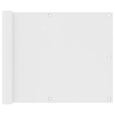 vidaXL fehér oxford-szövet erkélyparaván 75 x 400 cm