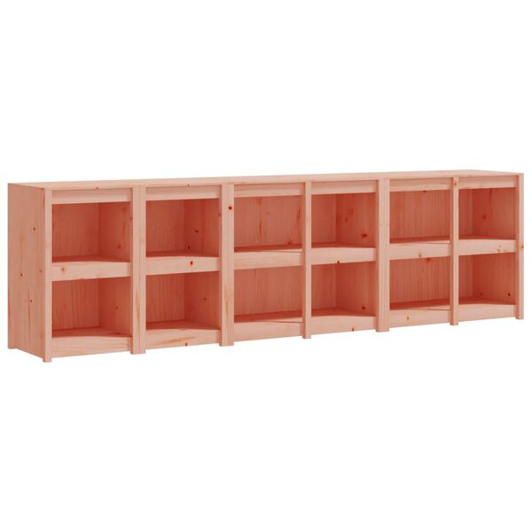 vidaXL 4 db t&ouml;m&ouml;r dugl&aacute;szfenyő k&uuml;lt&eacute;ri konyhaszekr&eacute;ny