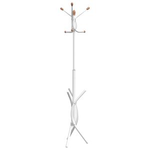vidaXL feh&eacute;r porsz&oacute;rt vas ruhafogas 176 cm