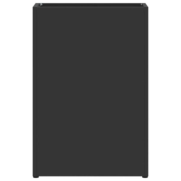 vidaXL Napernyő &Aacute;llv&aacute;ny Fekete 28 x 12 x 41 cm Ac&eacute;l