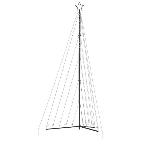 vidaXL meleg feh&eacute;r LED kar&aacute;csonyfa 570 LED 399 cm