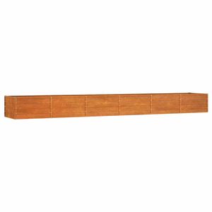 vidaXL rozsda sz&iacute;nű corten ac&eacute;l kerti magas&aacute;gy&aacute;s 480 x 80 x 45 cm