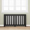 vidaXL Radi&aacute;tor fedez&eacute;k Fekete t&ouml;lgy 149 x 20 x 82 cm Faanyag