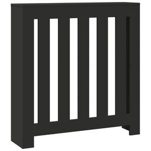 vidaXL fekete szerelt fa radi&aacute;torburkolat 78 x 20 x 82 cm