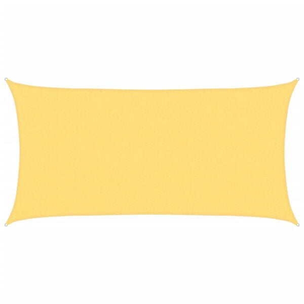 vidaXL 2x4 m B&eacute;zs n&eacute;gysz&ouml;gletű HDPE napernyő