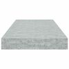 vidaXL 2 db betonsz&uuml;rke MDF lebegő fali polc 50 x 23 x 3,8 cm