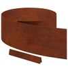 vidaXL Fűszeg&eacute;lyez&eacute;s 4 db 450 x 25 cm Időj&aacute;r&aacute;s&aacute;ll&oacute; ac&eacute;l Rozsd&aacute;s