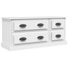 vidaXL feh&eacute;r szerelt fa TV-szekr&eacute;ny 100x35,5x45 cm