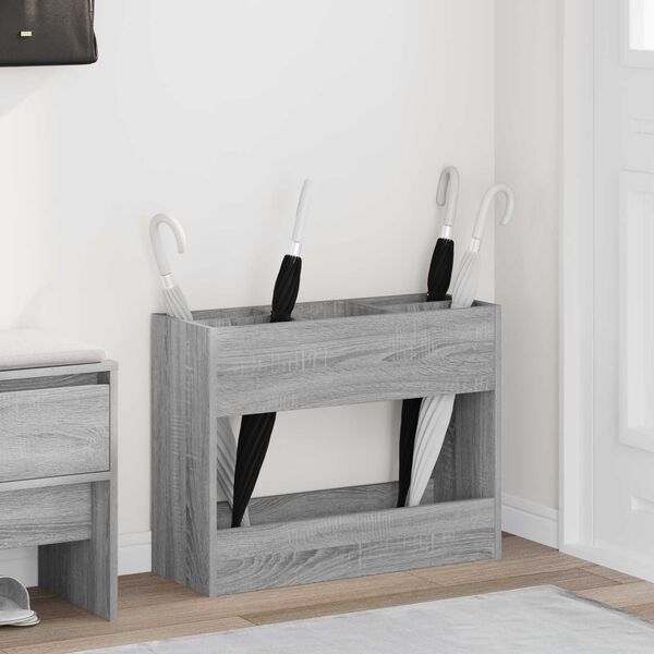 vidaXL Napernyő &Aacute;llv&aacute;ny Sz&uuml;rke Sonoma 65 x 24 x 50 cm Faanyag