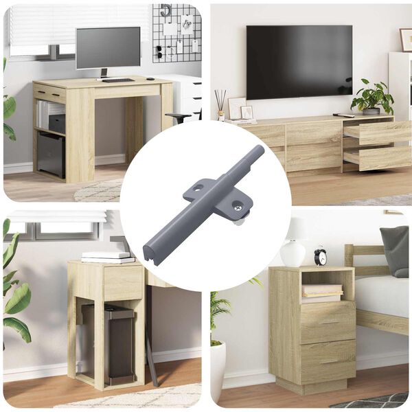 vidaXL L&aacute;gy z&aacute;r&oacute;d&aacute;s&uacute; leng&eacute;scsillap&iacute;t&oacute; 1161 pcs Sz&uuml;rke 125 x 47 x 15 mm