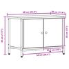 vidaXL TV szekr&eacute;ny Artisan t&ouml;lgy 60 x 35 x 45 cm Faanyag