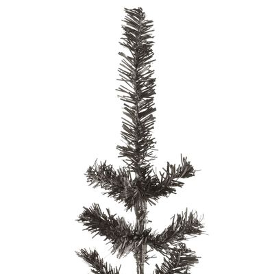 vidaXL fekete vékony karácsonyfa 210 cm