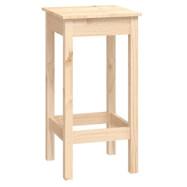 vidaXL 9 r&eacute;szes t&ouml;m&ouml;r fenyőfa b&aacute;rszett