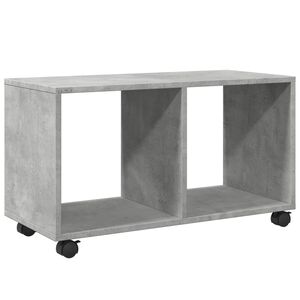 vidaXL betonsz&uuml;rke szerelt fa g&ouml;rgős szekr&eacute;ny 72 x 33 x 42,5 cm