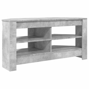 vidaXL SarokTVSzekr&eacute;ny 102 x 40,5 x 45 cm Beton Sz&uuml;rke Szerelt Fa