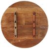 vidaXL kerek tömör újrahasznosított fa asztallap 70 cm 25-27 mm