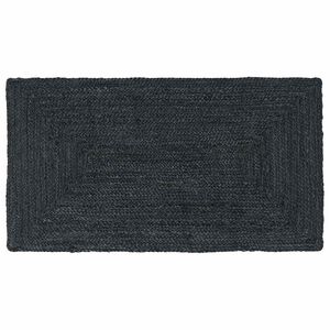 vidaXL Ter&uuml;letszőnyegek N&eacute;gysz&ouml;gletes S&ouml;t&eacute;tsz&uuml;rke 60 x 110 cm Juta