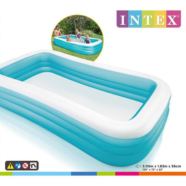 Intex Swim Center csal&aacute;di medence 305 x 183 x 56 cm