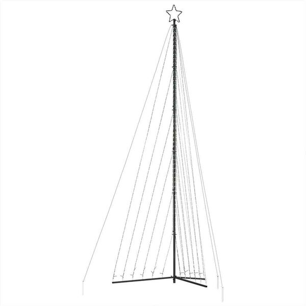 vidaXL meleg feh&eacute;r LED kar&aacute;csonyfa 789 LED 476 cm