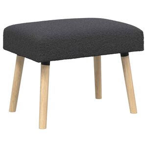 vidaXL pad Egysz&iacute;nű S&ouml;t&eacute;tsz&uuml;rke 60 x 40 x 45 cm Boucl&eacute;