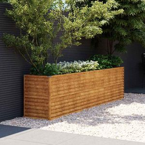 vidaXL Corten ac&eacute;l kerti magas&aacute;gy&aacute;s 291 x 50 x 69 cm