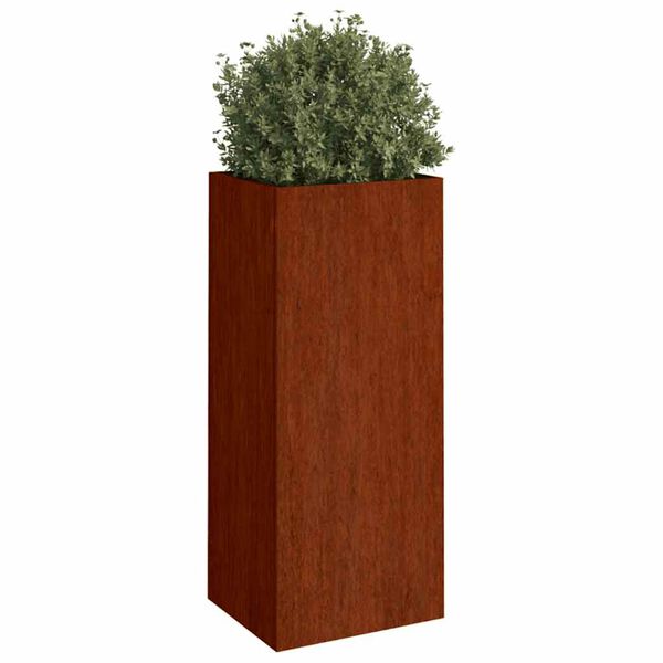 vidaXL corten ac&eacute;l n&ouml;v&eacute;nytart&oacute; 32x29x75 cm