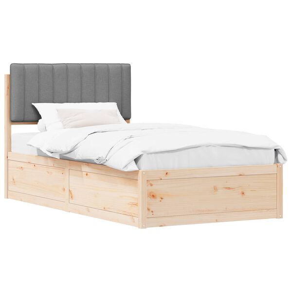 vidaXL &Aacute;gykeret K&aacute;rpitozott Fejt&aacute;ml&aacute;val Vil&aacute;gossz&uuml;rke 100 x 200 cm