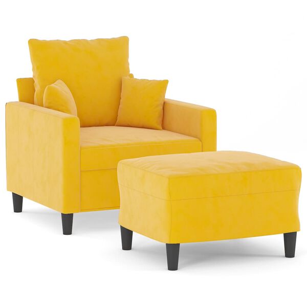 vidaXL vil&aacute;goss&aacute;rga b&aacute;rsony kanap&eacute;fotel l&aacute;btart&oacute;val 60 cm