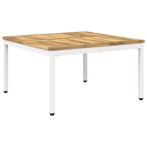 vidaXL Doh&aacute;nyz&oacute;asztal Feh&eacute;r 80 x 80,5 x 45 cm T&ouml;m&ouml;r Ak&aacute;cfa