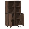 vidaXL barna tölgy színű szerelt fa magasszekrény 79,5x35,5x137,5 cm