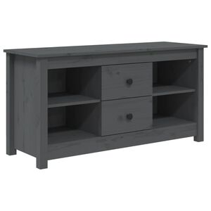 vidaXL sz&uuml;rke t&ouml;m&ouml;r fenyőfa TV-szekr&eacute;ny 103 x 36,5 x 52 cm