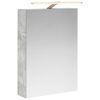vidaXL F&uuml;rdőszobai t&uuml;k&ouml;rszekr&eacute;ny Beton Sz&uuml;rke 50 x 14,5 x 70 cm