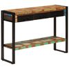 vidaXL t&ouml;m&ouml;r &uacute;jrahasznos&iacute;tott fa t&aacute;lal&oacute;asztal 110x30x76 cm